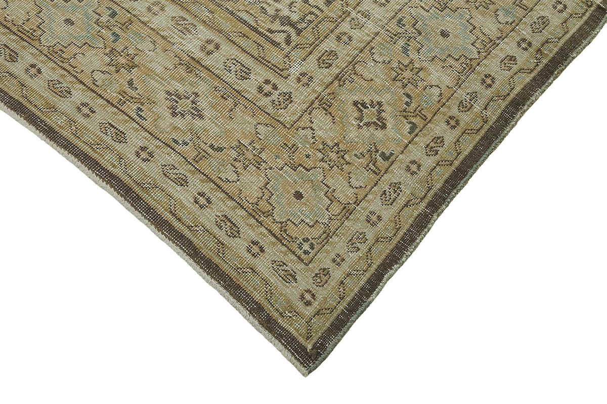 8x10 Antique Persian Tabriz Rug - 50094