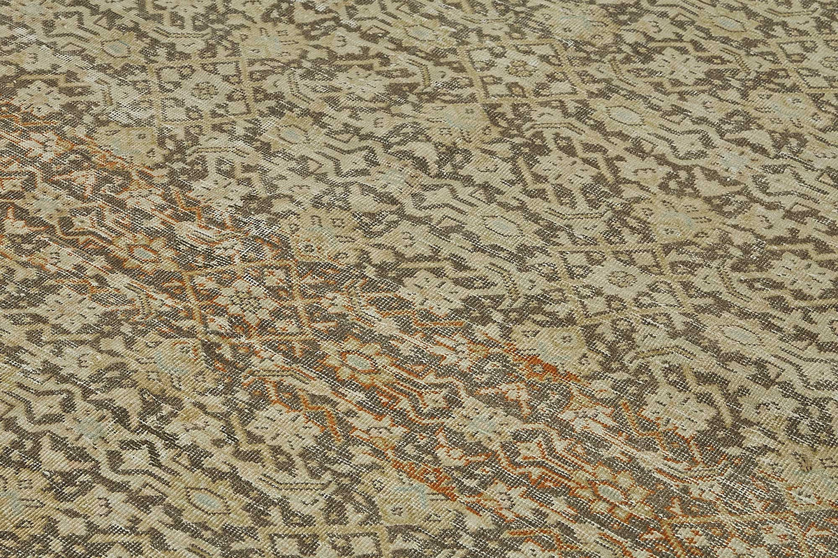 8x10 Antique Persian Tabriz Rug - 50094