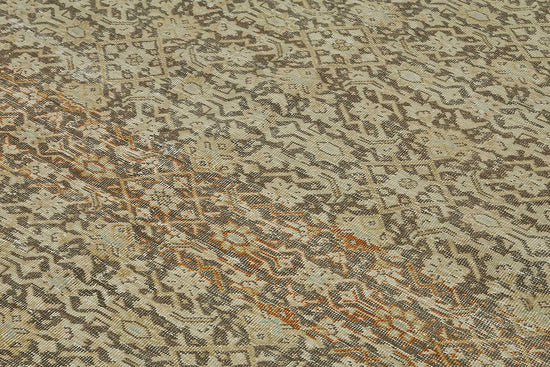 8x10 Antique Persian Tabriz Rug - 50094