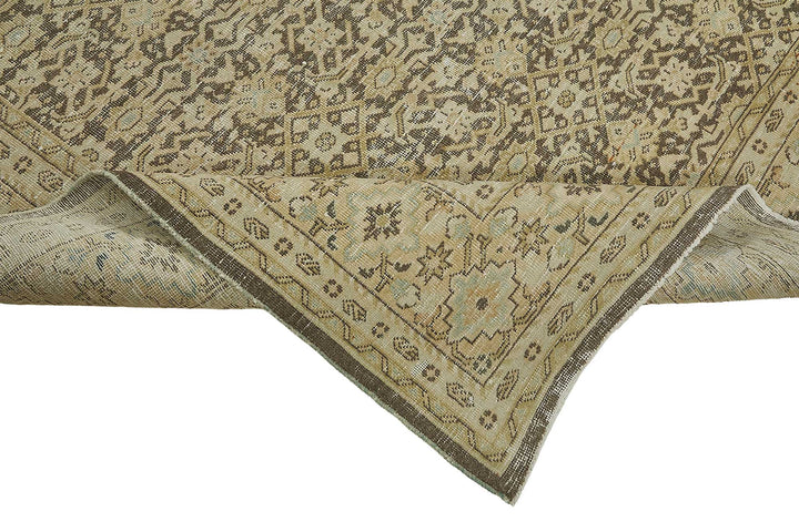 8x10 Antique Persian Tabriz Rug - 50094