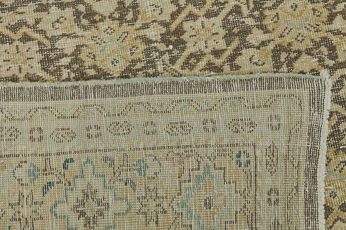 8x10 Antique Persian Tabriz Rug - 50094
