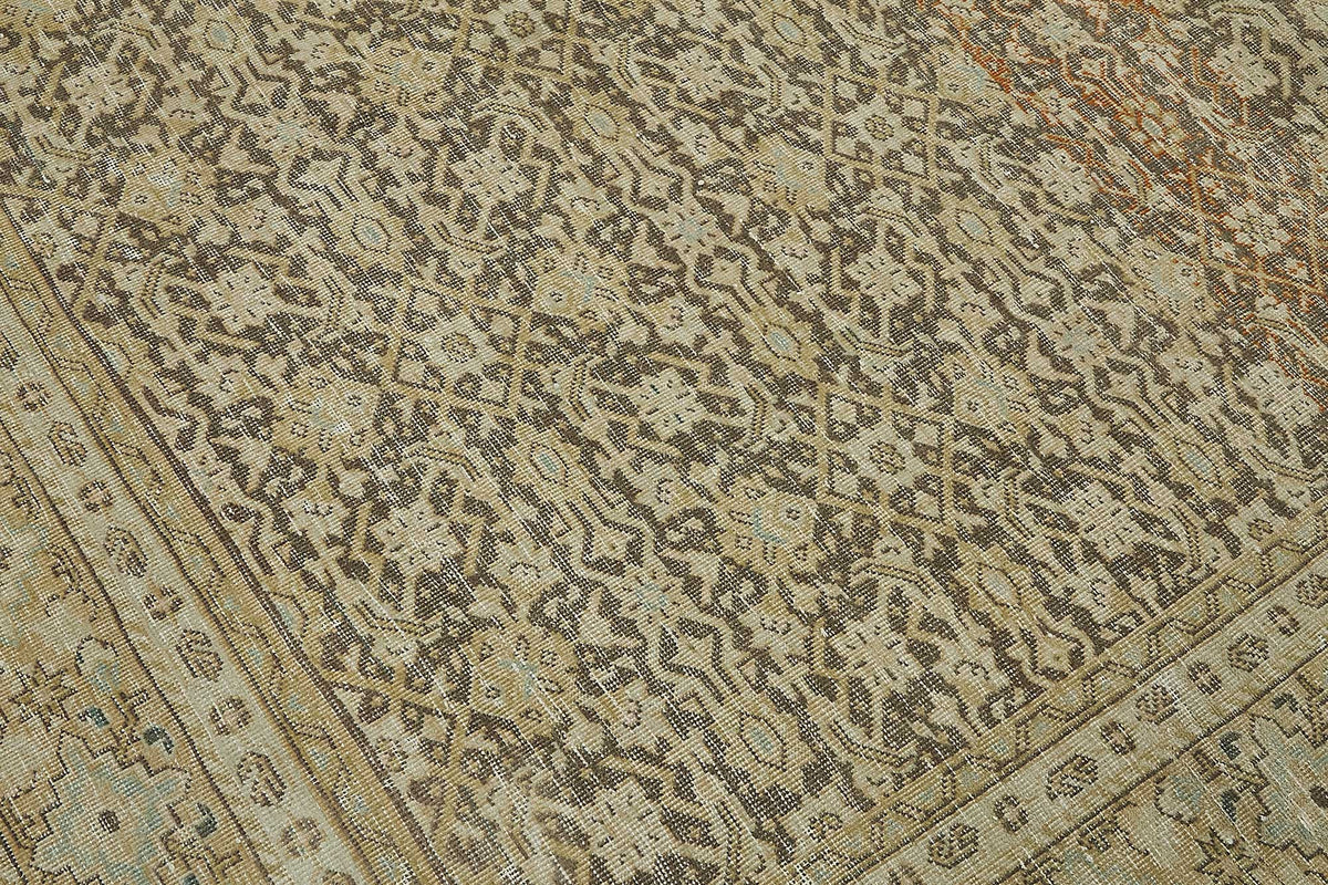 8x10 Antique Persian Tabriz Rug - 50094