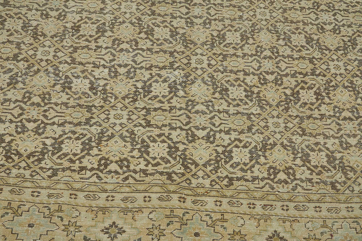 8x10 Antique Persian Tabriz Rug - 50094