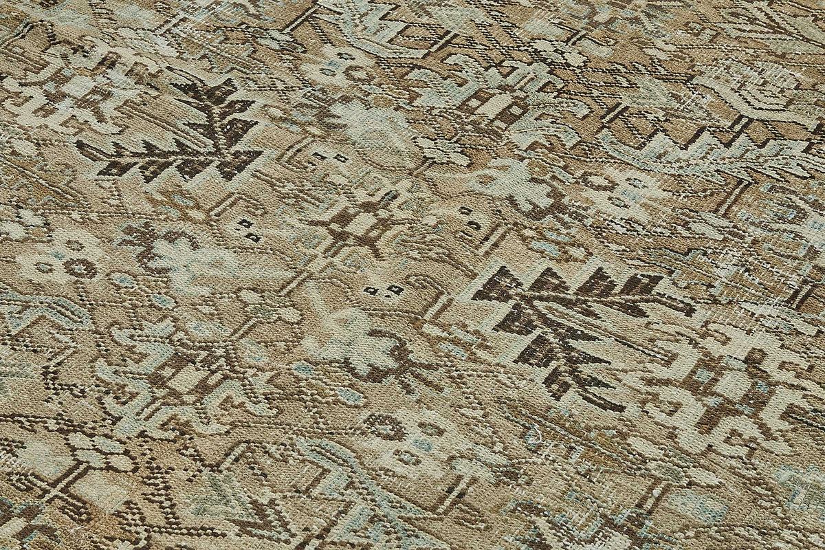 7x10 Antique Persian Heriz Rug - 50095