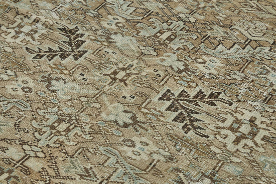 7x10 Antique Persian Heriz Rug - 50095