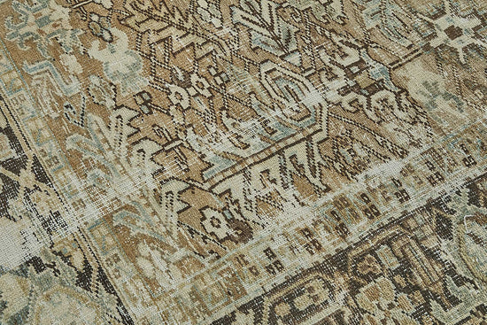 7x10 Antique Persian Heriz Rug - 50095