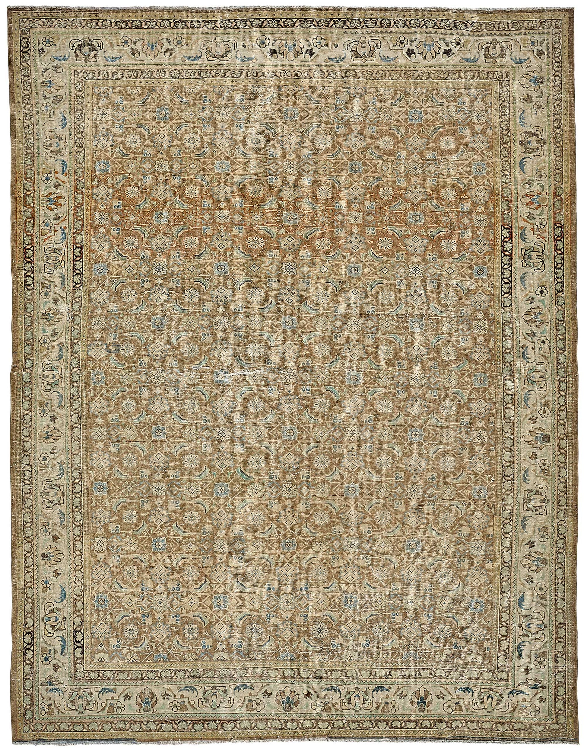 10x12 Antique Persian Mahal Rug - 50097