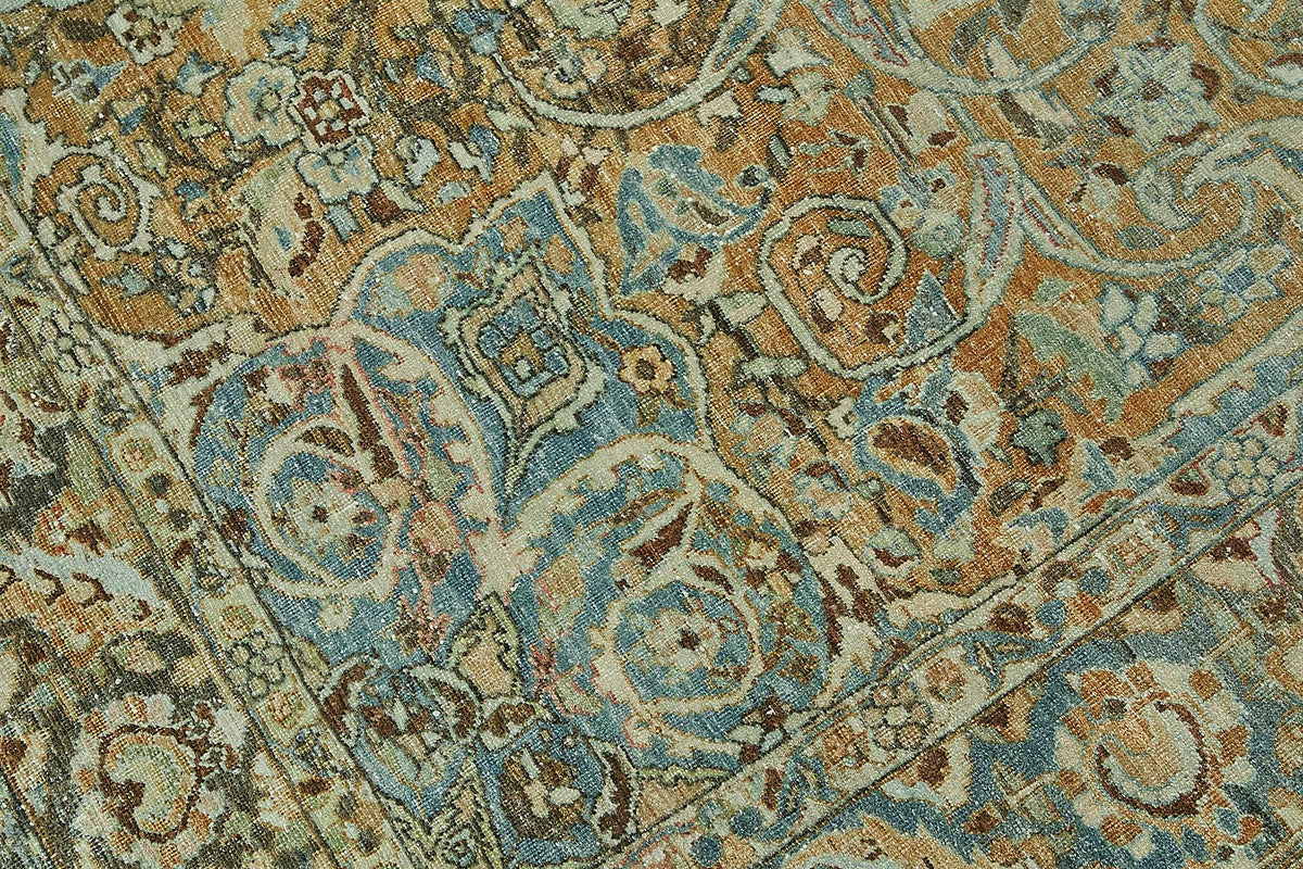 7x10 Antique Persian Kerman Rug - 50098