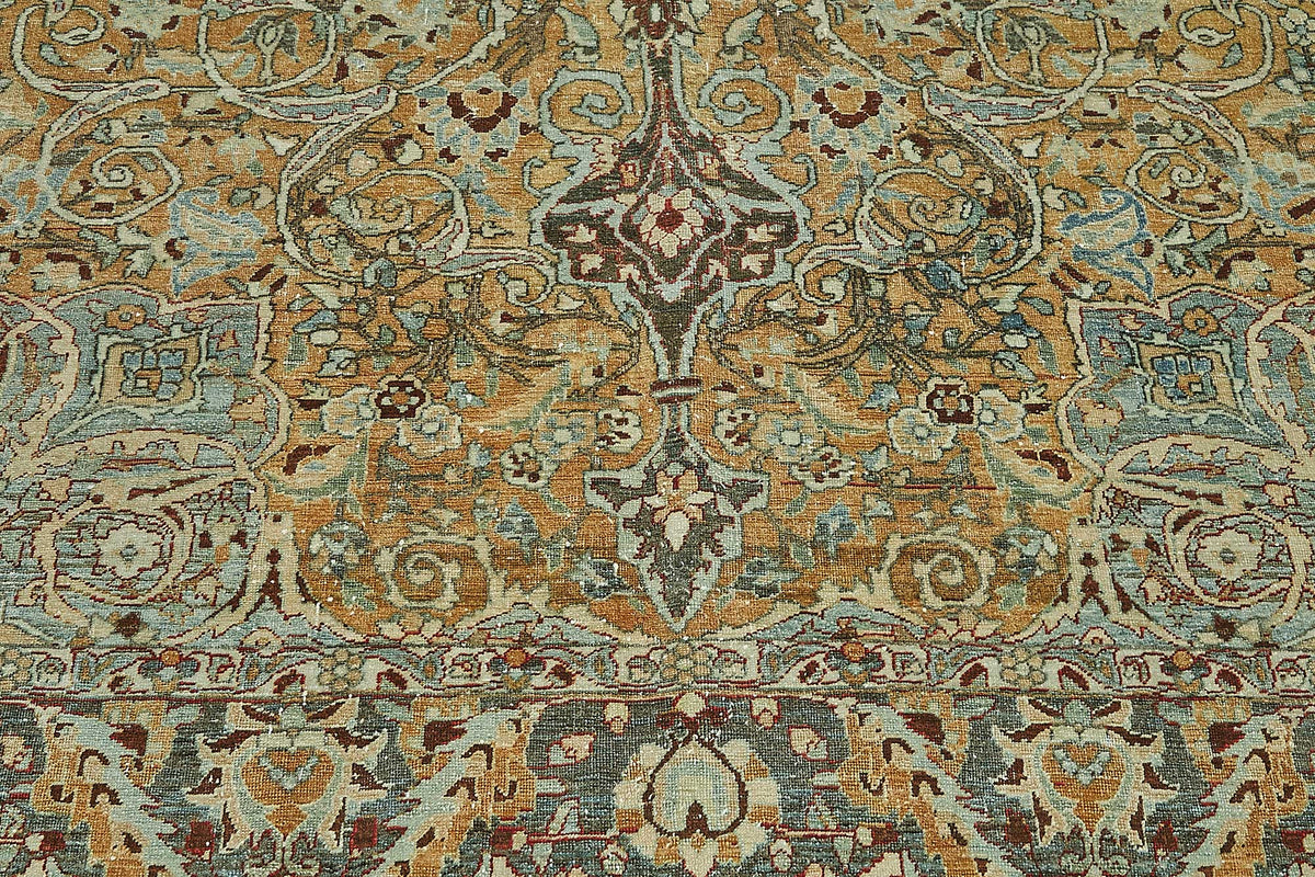 7x10 Antique Persian Kerman Rug - 50098
