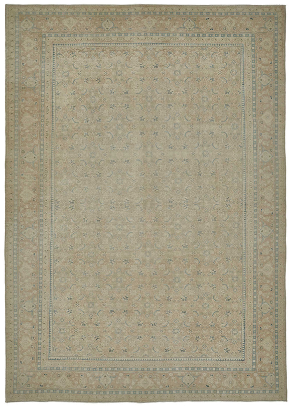 9x13 Antique Persian Kerman Rug - 50099