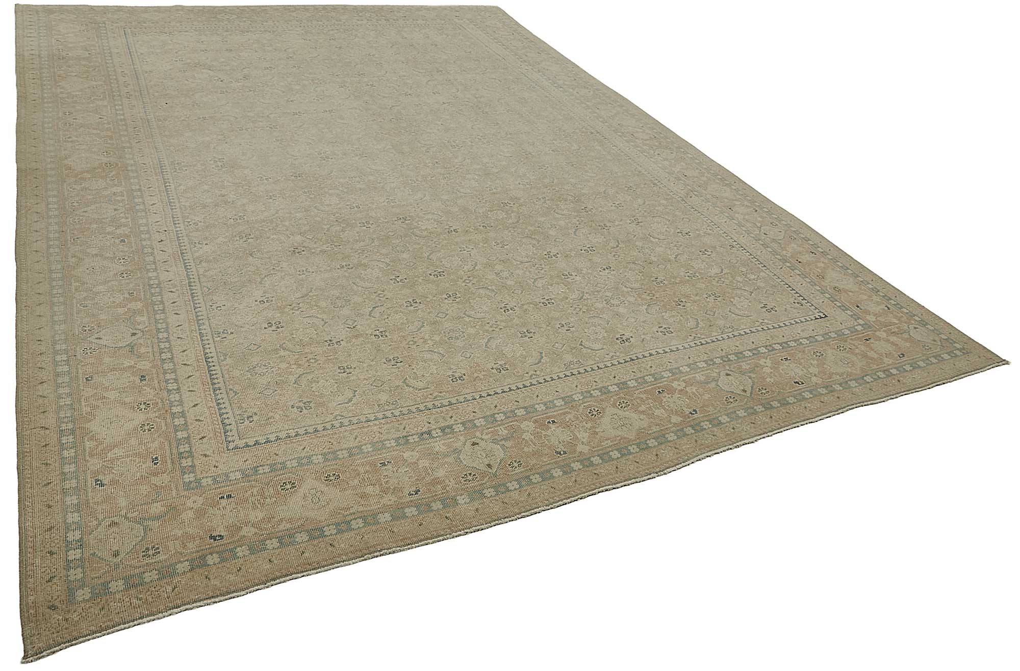 9x13 Antique Persian Kerman Rug - 50099