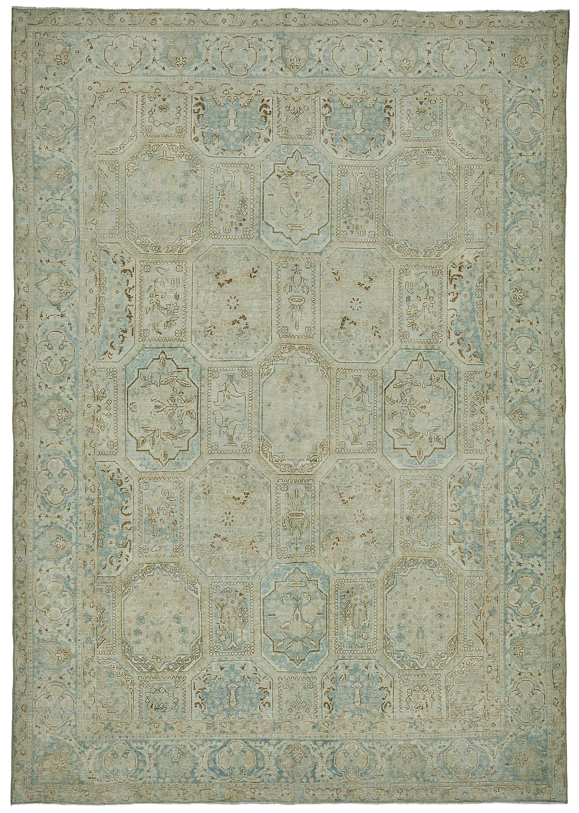 8x11 Antique Persian Bakshaish Rug - 50100