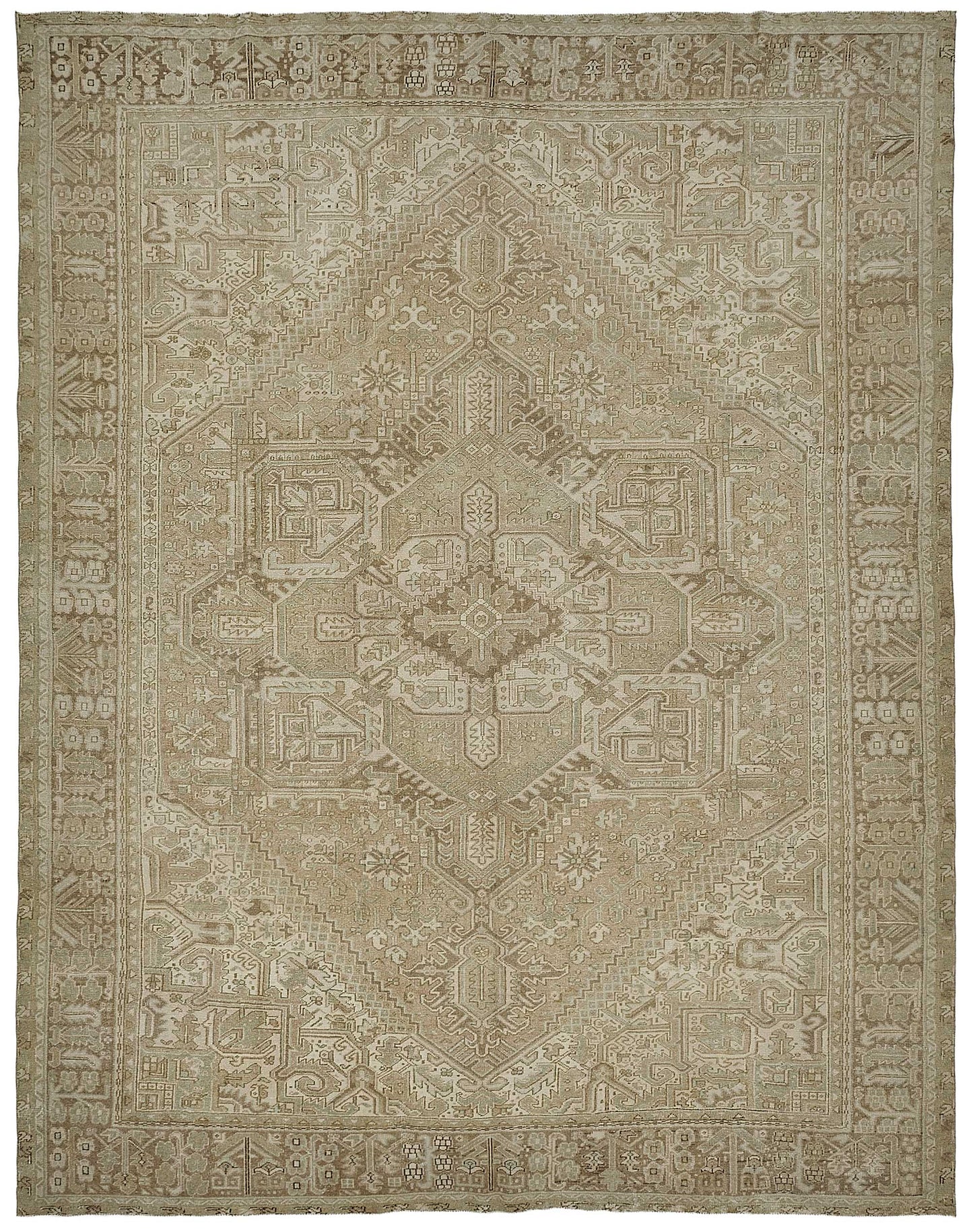 10x13 Antique Persian Heriz Rug - 50101