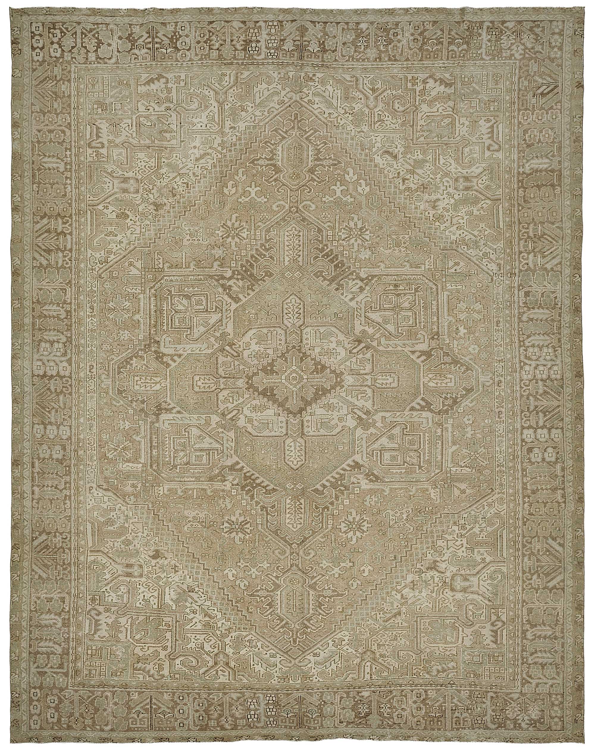 10x13 Antique Persian Heriz Rug - 50101