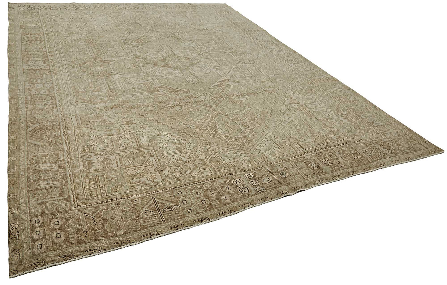 10x13 Antique Persian Heriz Rug - 50101