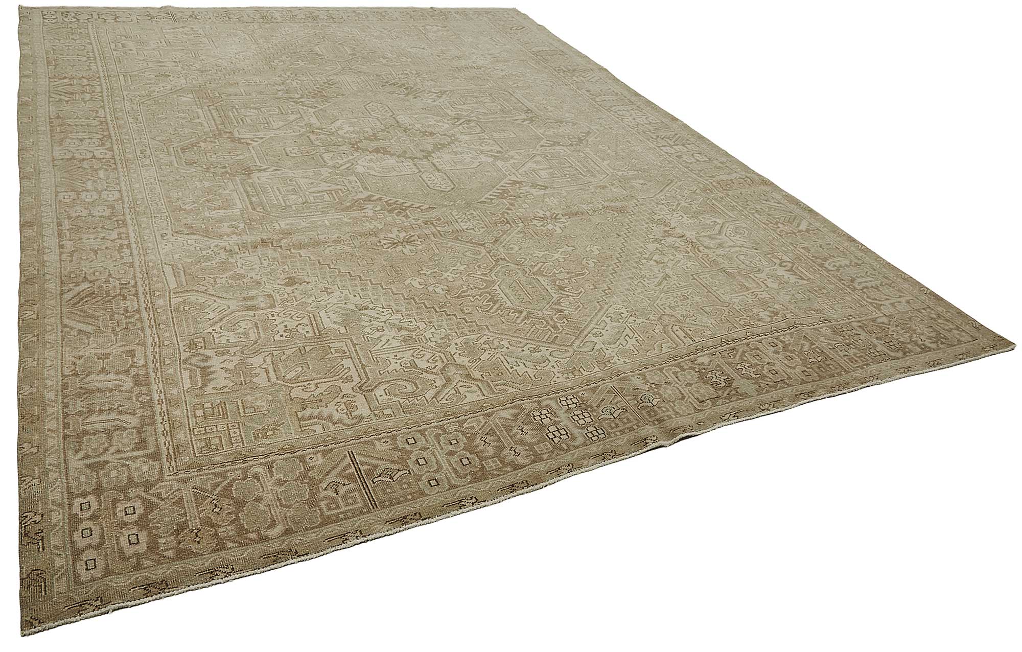 10x13 Antique Persian Heriz Rug - 50101