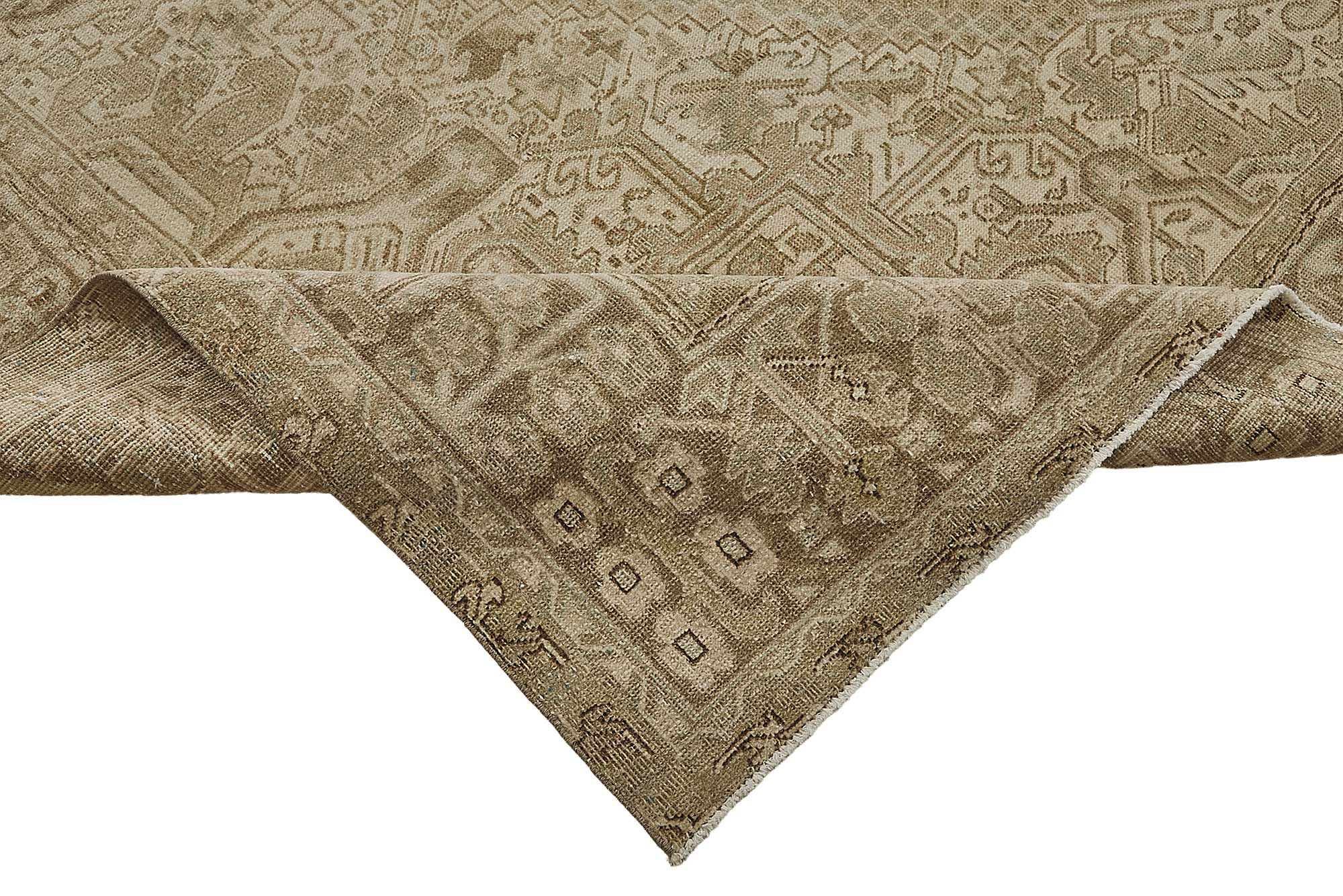 10x13 Antique Persian Heriz Rug - 50101