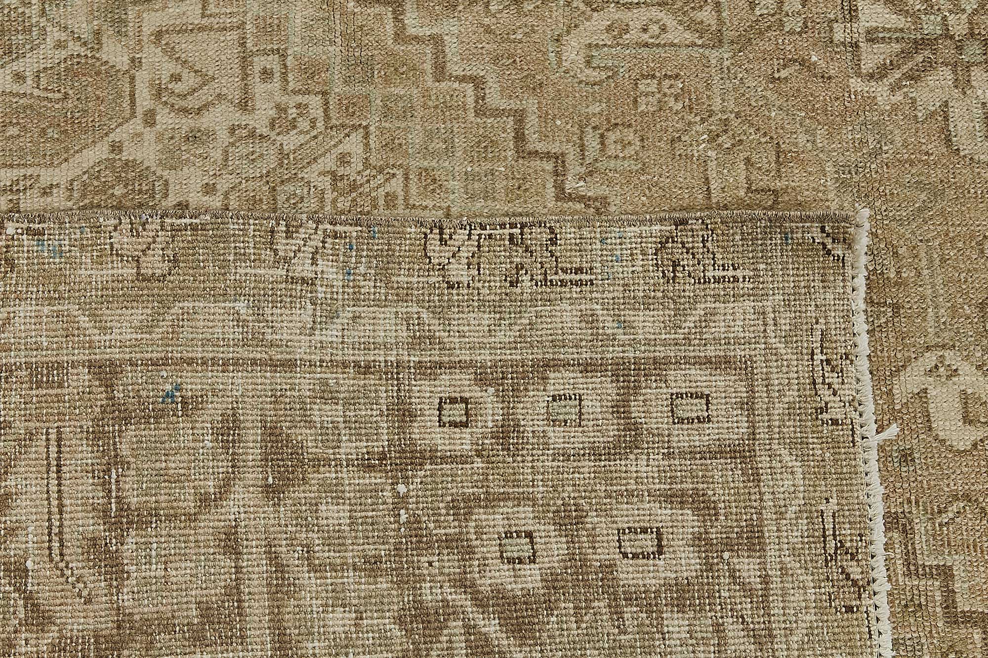 10x13 Antique Persian Heriz Rug - 50101