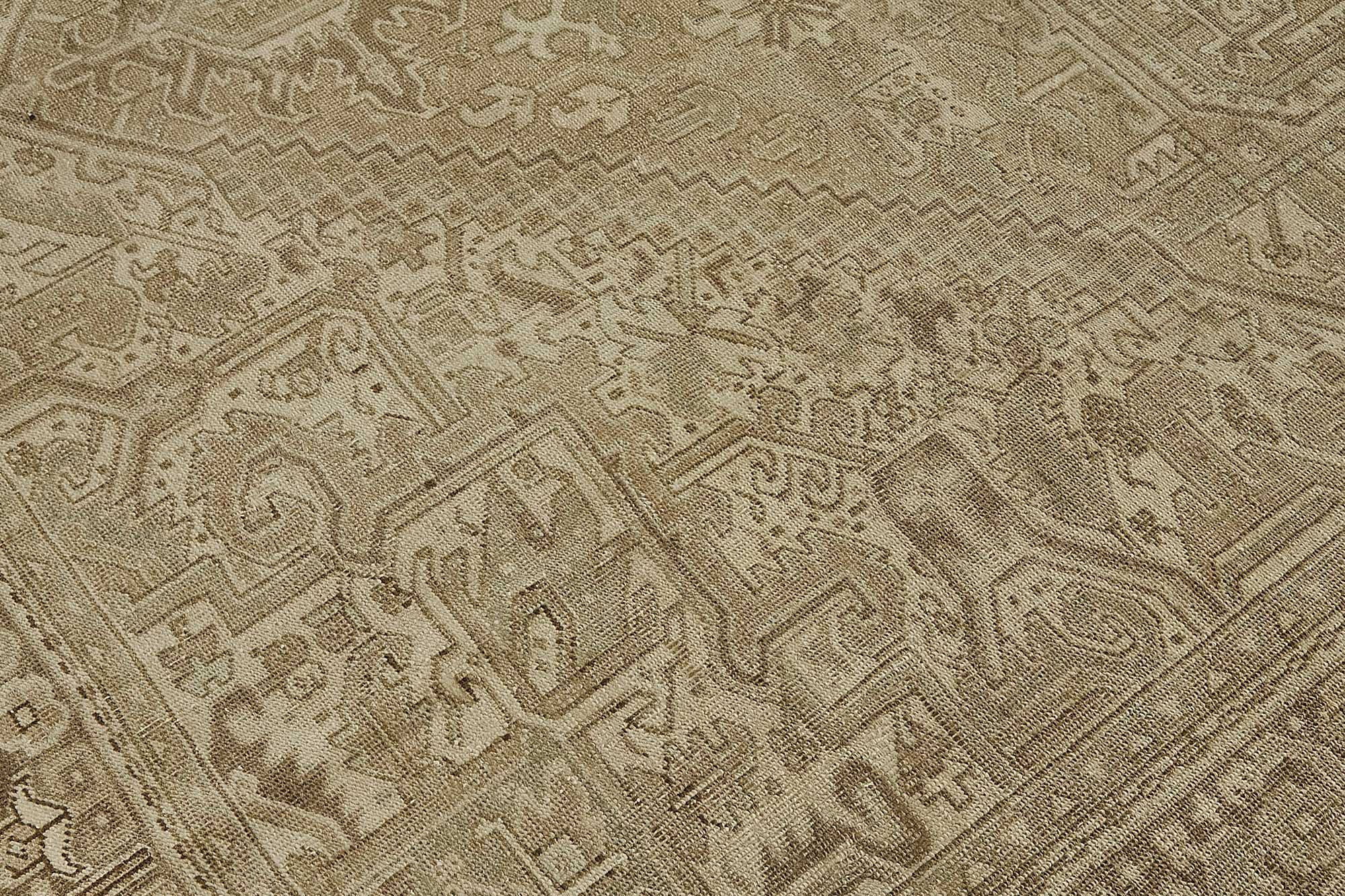 10x13 Antique Persian Heriz Rug - 50101