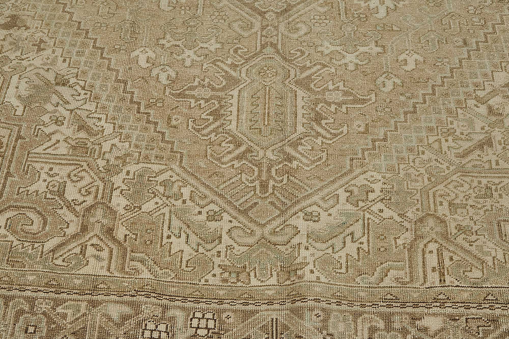 10x13 Antique Persian Heriz Rug - 50101