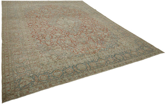 10x13 Antique Persian Kerman Rug - 50102
