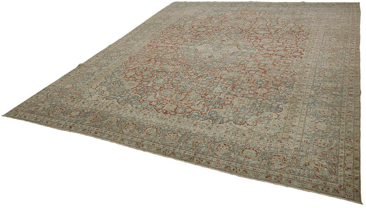 10x13 Antique Persian Kerman Rug - 50102