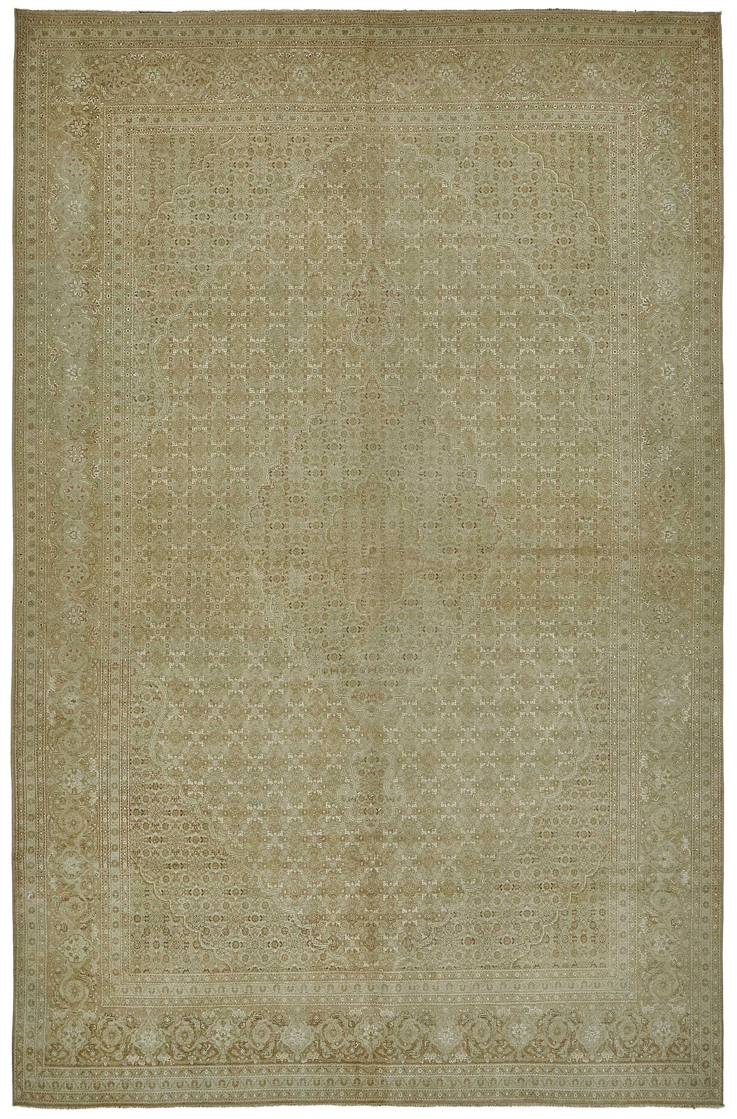 7x10 Antique Persian Mahal Rug - 50106