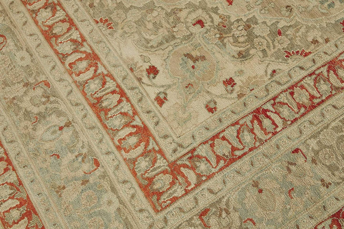 7x11 Antique Persian Kerman Rug - 50108