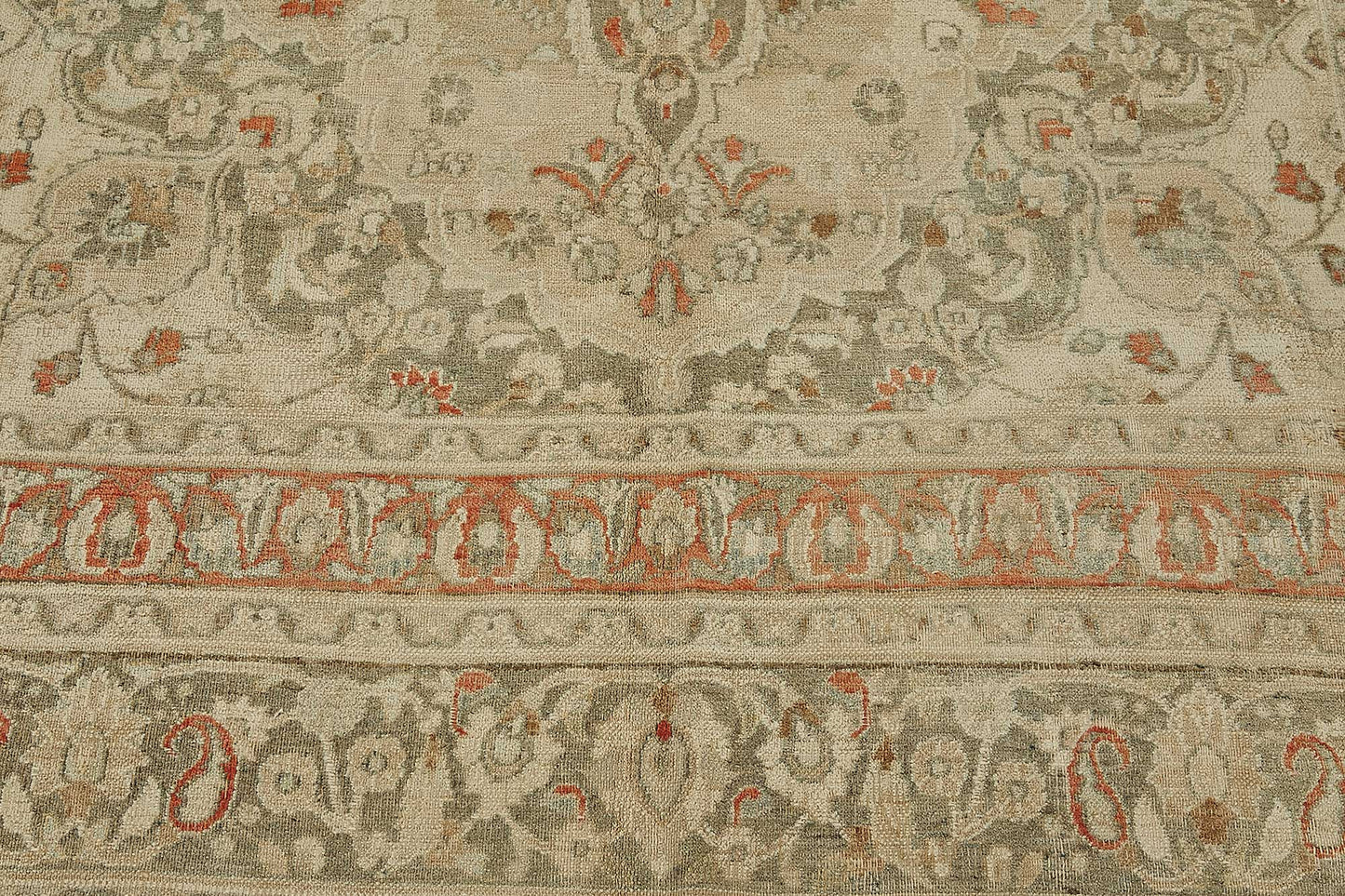 7x11 Antique Persian Kerman Rug - 50108