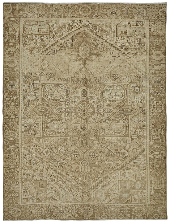 8x11 Antique Persian Heriz Rug - 50109