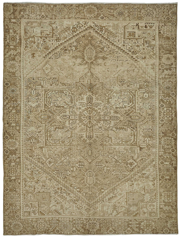 8x11 Antique Persian Heriz Rug - 50109