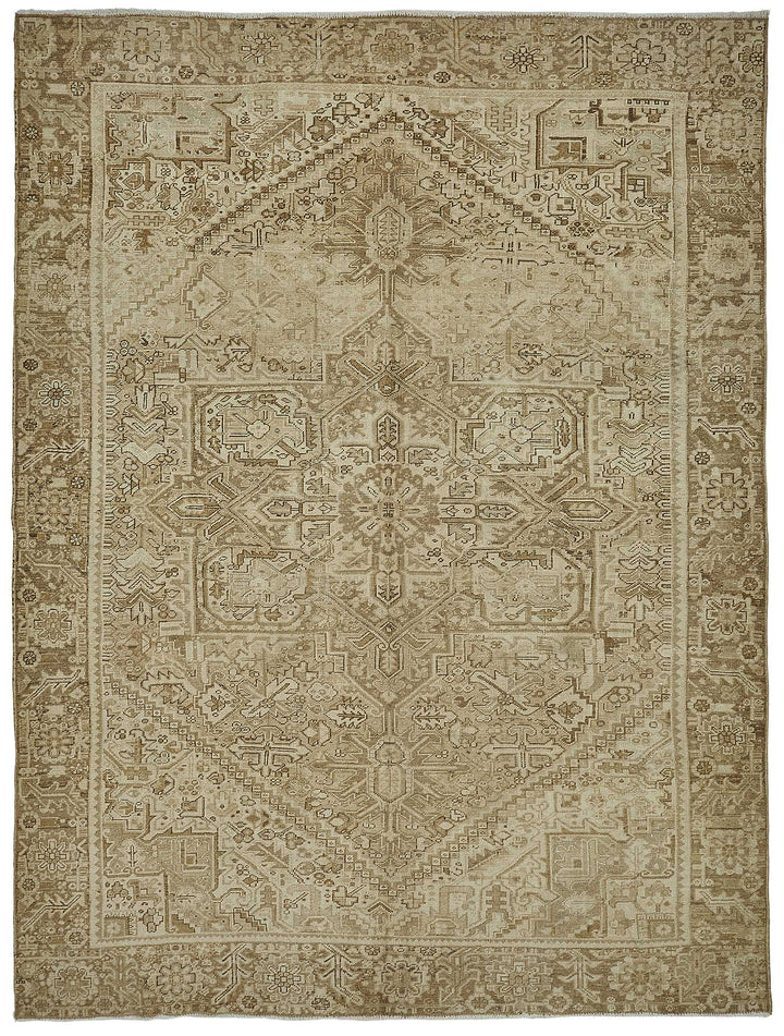 8x11 Antique Persian Heriz Rug - 50109