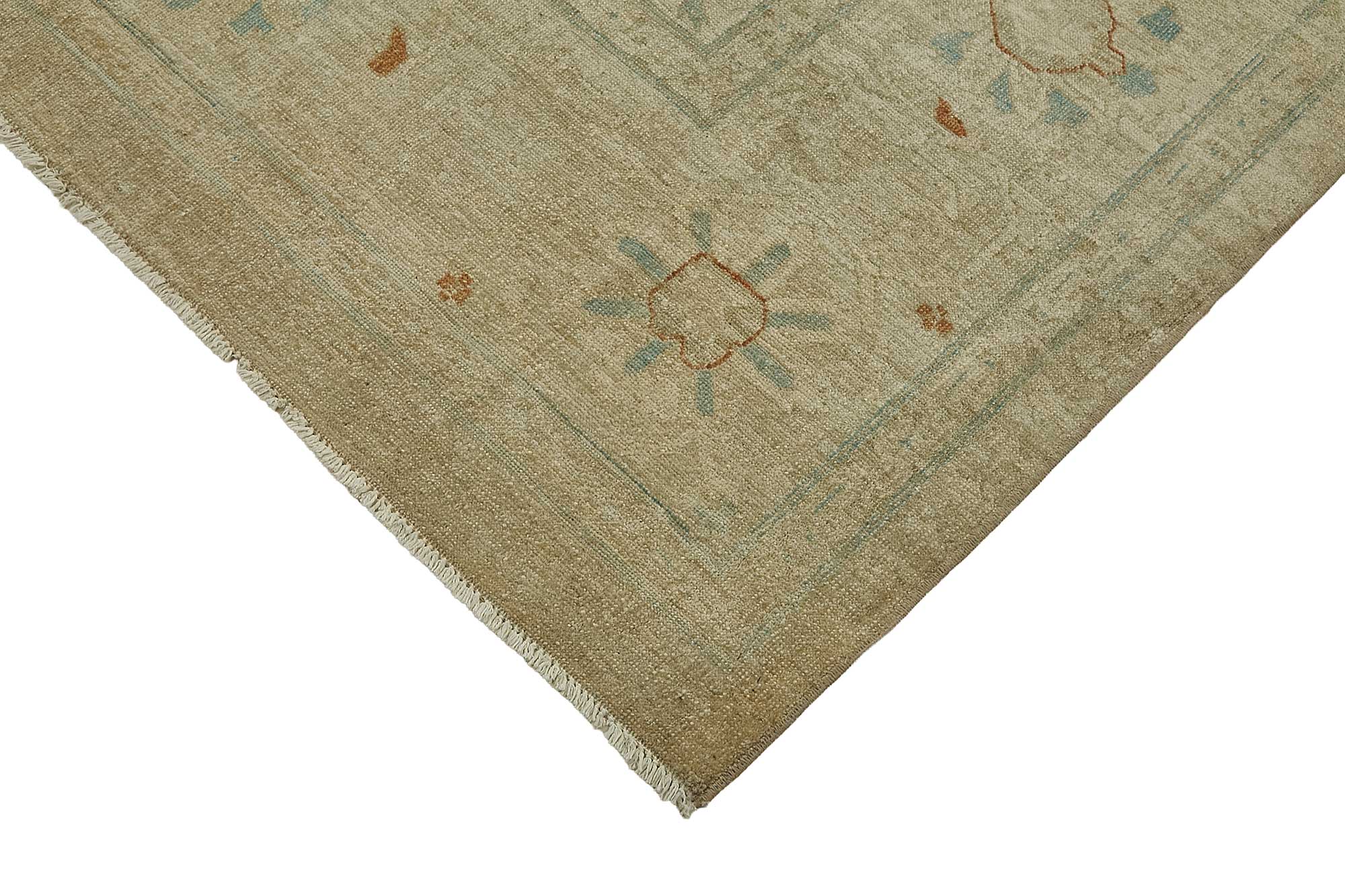 9x12 Beige Antique Persian Tabriz Rug - 50111