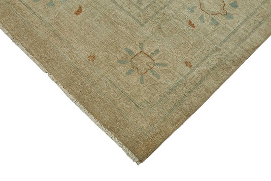 9x12 Beige Antique Persian Tabriz Rug - 50111