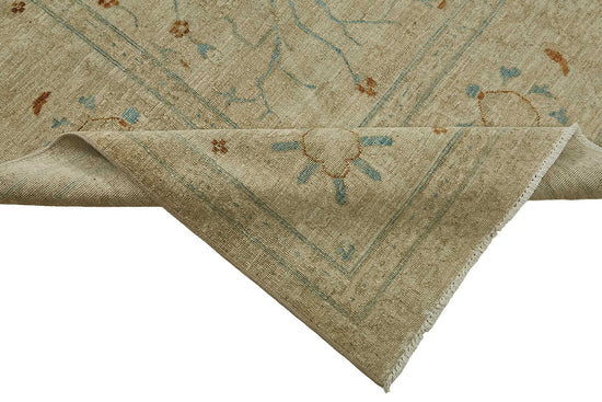 9x12 Beige Antique Persian Tabriz Rug - 50111