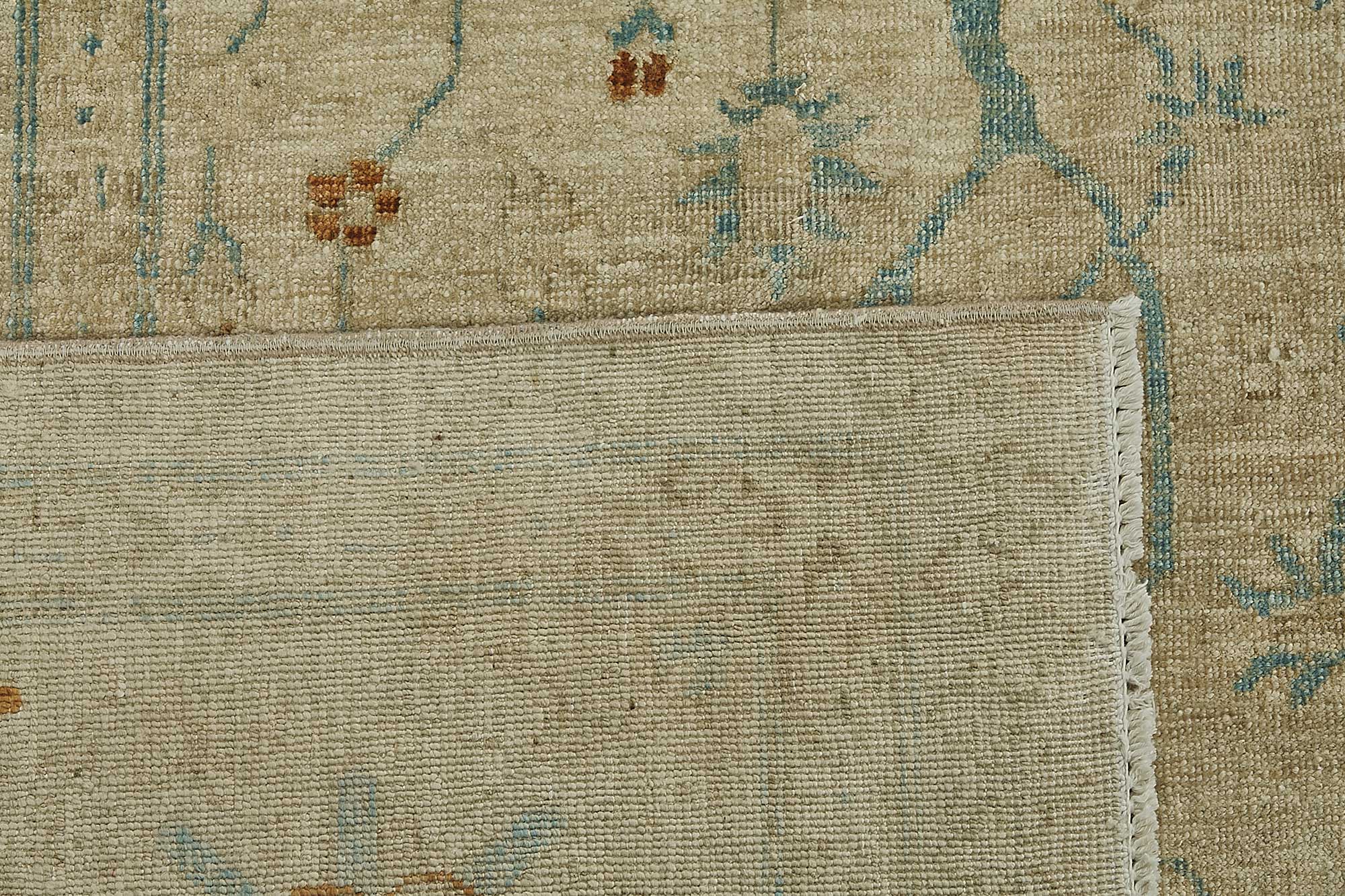 9x12 Beige Antique Persian Tabriz Rug - 50111