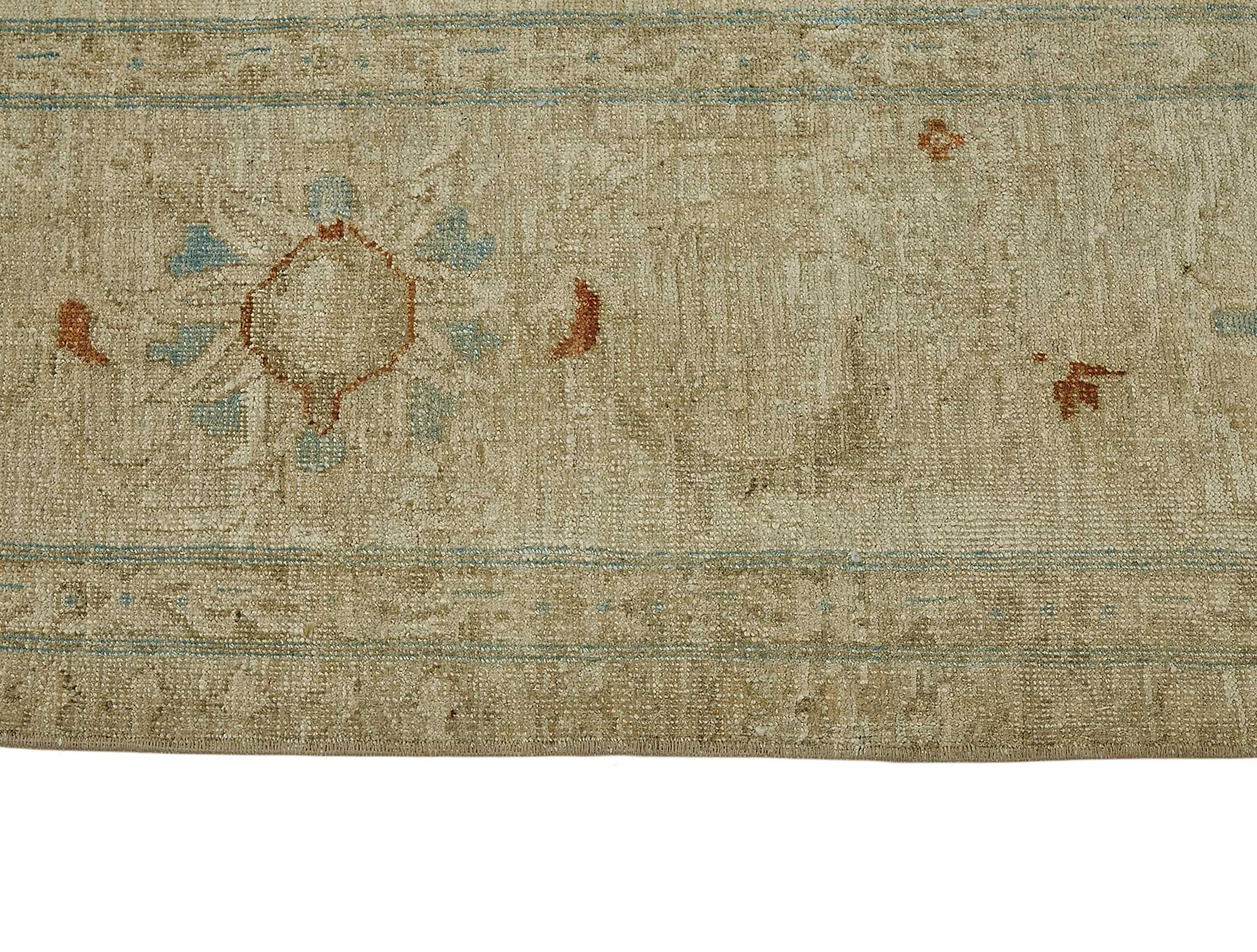 9x12 Beige Antique Persian Tabriz Rug - 50111