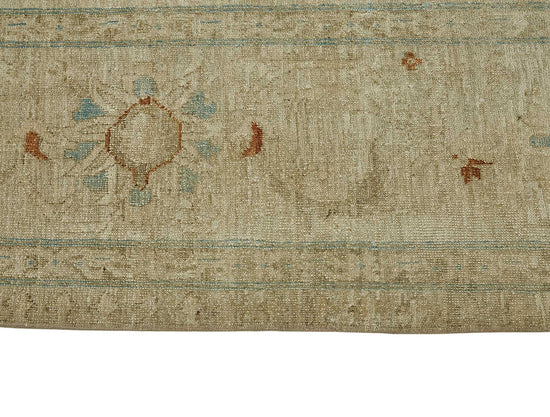 9x12 Beige Antique Persian Tabriz Rug - 50111