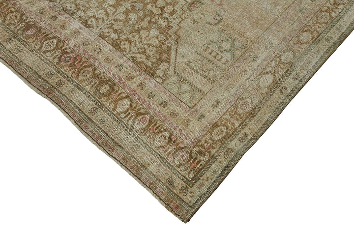 7x10 Beige Antique Persian Bakhtiari Rug - 50112