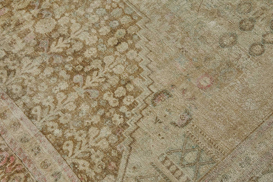 7x10 Beige Antique Persian Bakhtiari Rug - 50112
