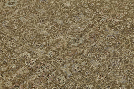 7x9 Beige Antique Persian Bijar Rug - 50113