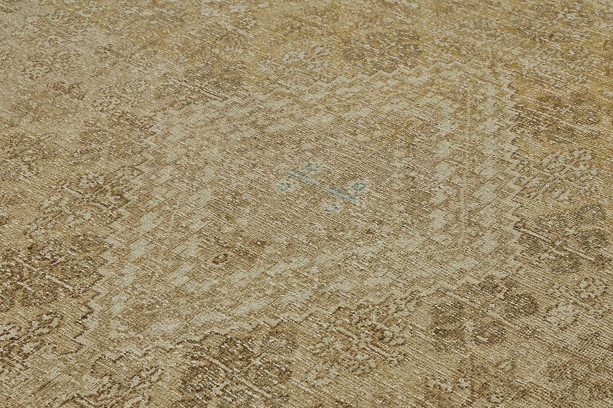 10x13 Beige Antique Persian Joshaghan Rug - 50115