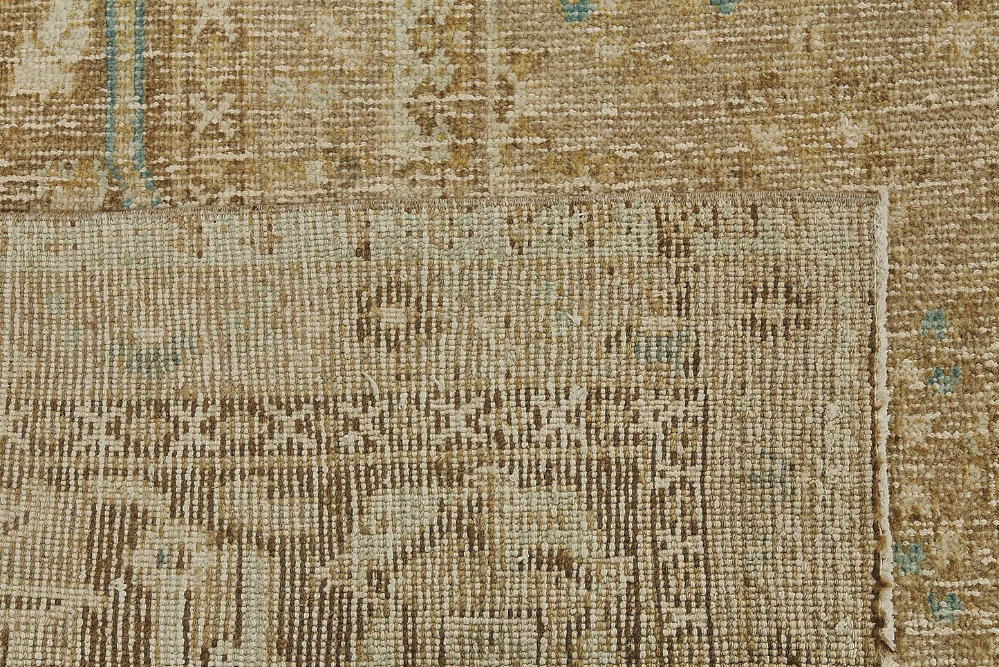 10x13 Beige Antique Persian Joshaghan Rug - 50115