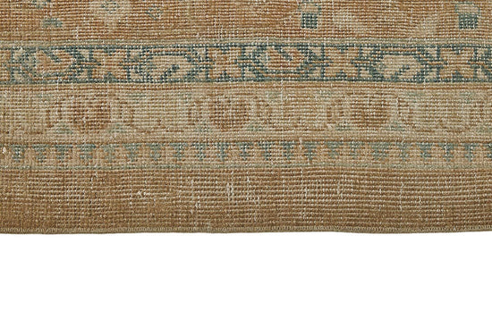 11x14 Beige Antique Persian Tabriz Rug - 50116
