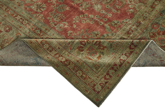 12x21 Beige Antique Persian Saruk Rug - 50117