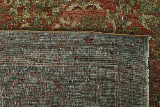 11x19 Beige Antique Persian Saruk Rug - 50120