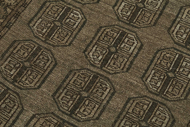 3x4 Beige Antique Afghan Ensari Rug - 50121