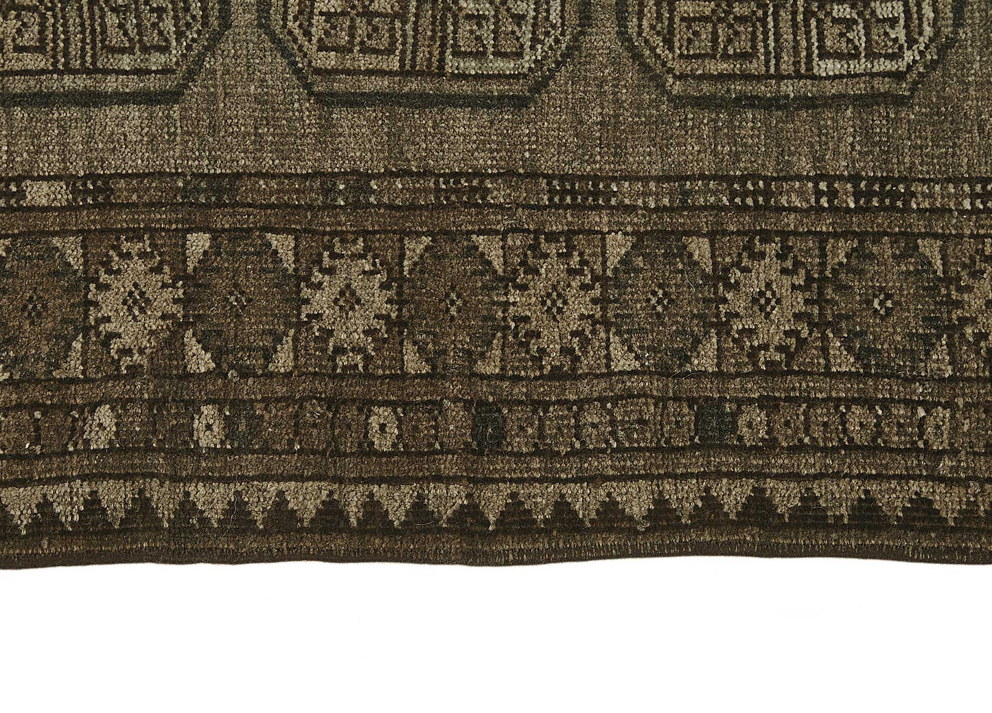 3x4 Beige Antique Afghan Ensari Rug - 50121