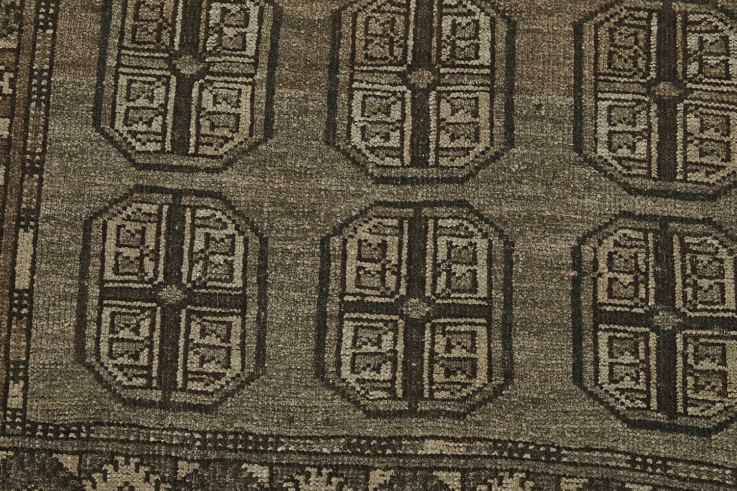 3x4 Beige Antique Afghan Ensari Rug - 50121