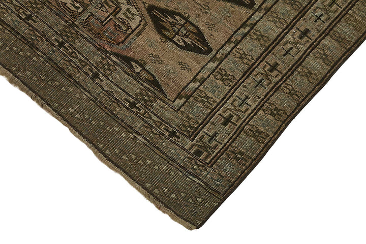 3x4 Beige Antique Ensari Turkmen Rug - 50122